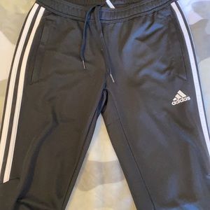 Black and White Adidas Joggers.